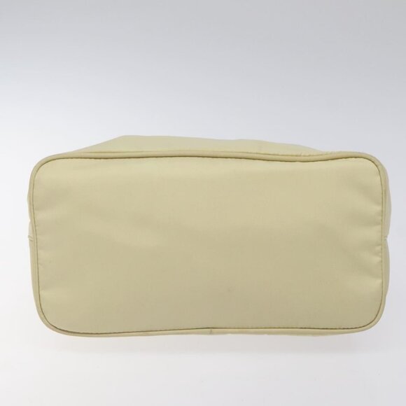 PRADA Hand Bag Nylon White Silver Auth hk2411 - Picture 6 of 16